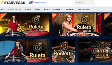 StarVegas live casino games