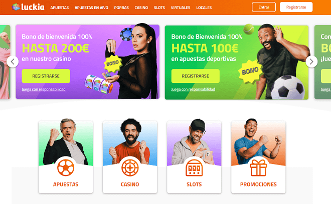 Bono de bienvenida luckia
