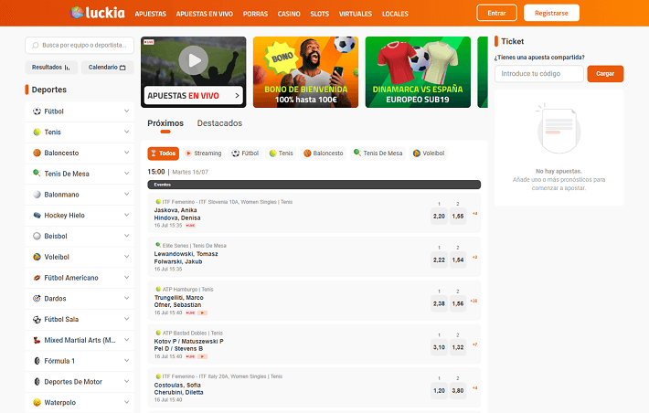 Luckia apuestas