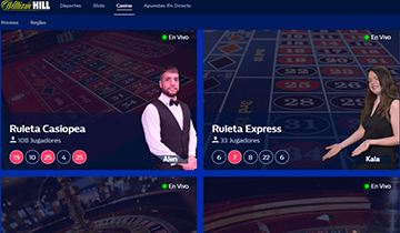 william hill live casino