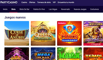 Tragamonedas online en partycasino