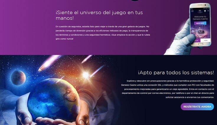 genesis online casino games