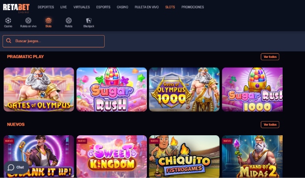 retabet live casino games