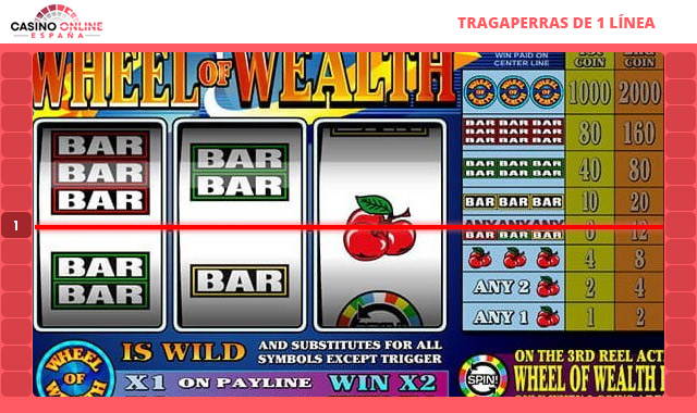 1-line slot machine payouts