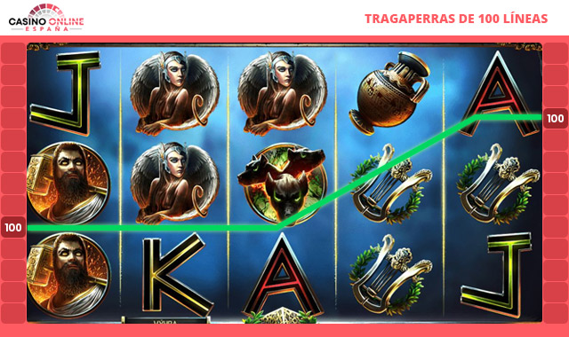 100-line slot machine payout