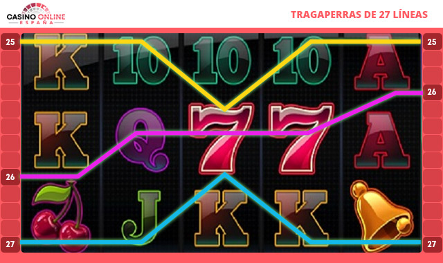 Tragaperras de 27 líneas pago
