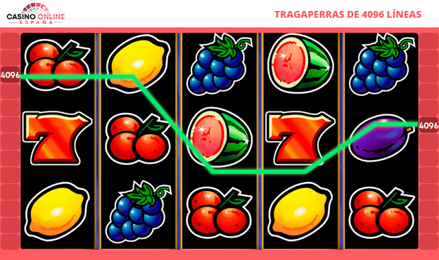Tragaperras 4096 líneas pago