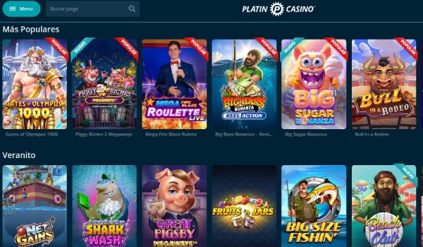 Platin casino slots