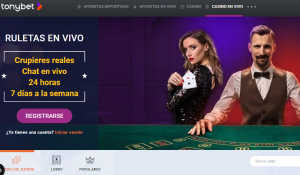 Tonybet Código promocional