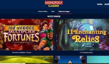 Monopoly casino games