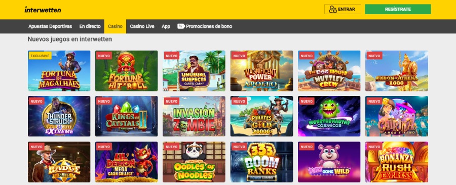 Casino Games at Interwetten