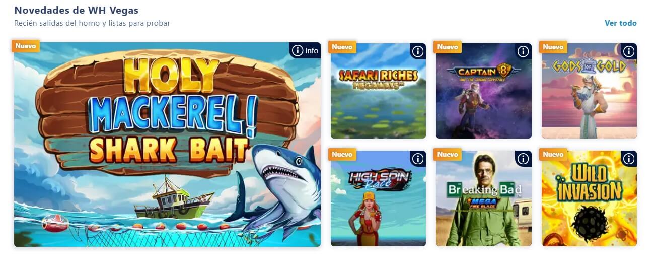 William Hill game variety